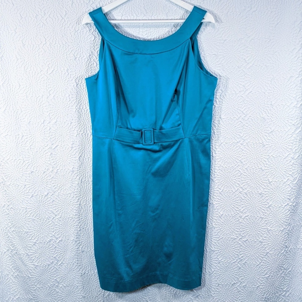 NWOT Ellen Tracy Cotton Tailored Pencil Dress